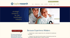 Desktop Screenshot of kaplanresearch.com